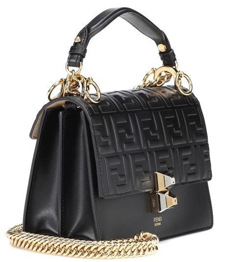 fendi leather shoulder bag|fendi shoulder bags for women.